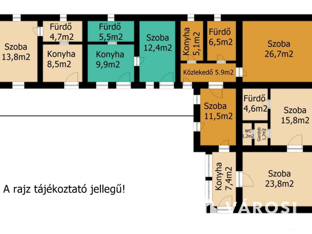 Apartmanház Békéscsaba belvárosában eladó!