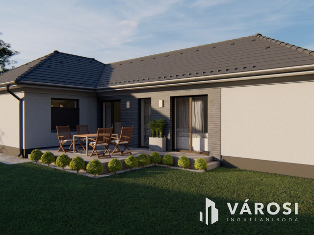 Modern, hőszivattyús, 95 m2-es családi ház népszerű helyen