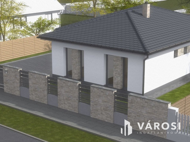 Stílusos otthon nagy terasszal új lakóparkban