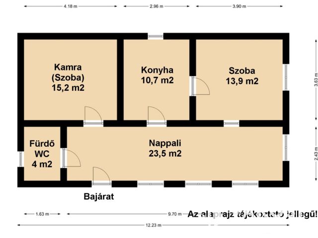 Kis ház gyümölcsfákkal eladó!