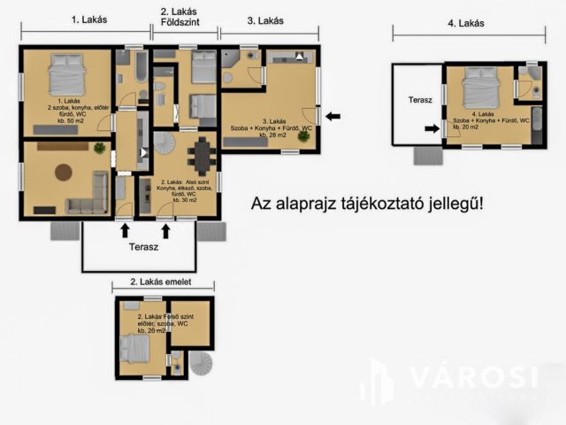 4 apartmanos birtok Hévíz szívében!