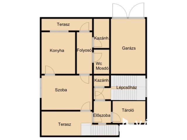 Csehimindszent,2 generációs,külön bejáratú 3szobás eladó