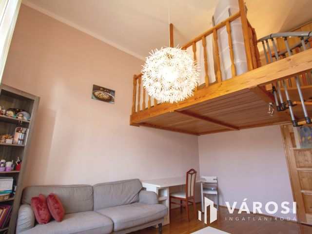 Belvárosi kuriózum lovasszoborral az ablak alatt