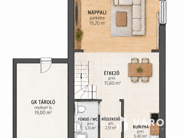 Különleges elrendezés, privát kert, minőségi felújítás